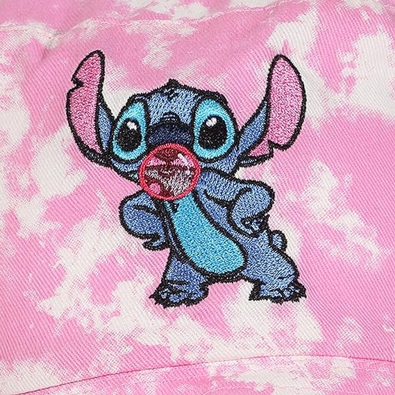 Disney Lilo and Stitch Adult Unisex Pink Bucket [Hat]