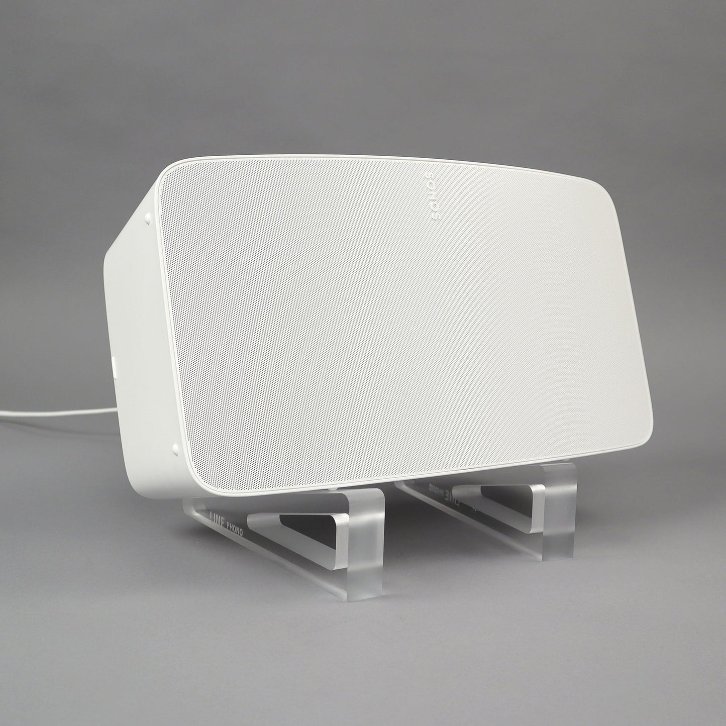 Line Phono: Acrylic Angler Speaker Stands