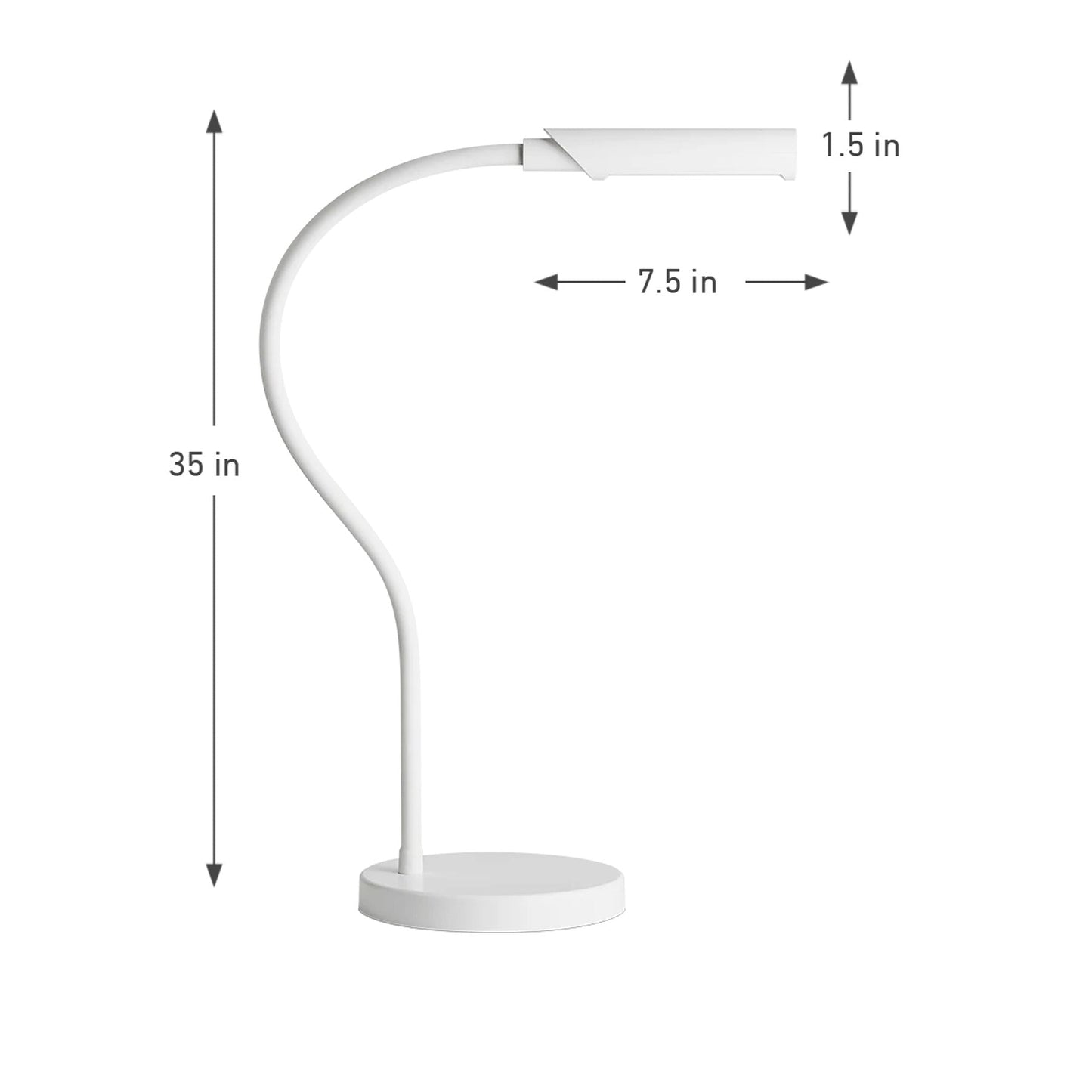 Reliable Corp.: UberLight Flex Turntable Lamp - Black / Tabletop Model